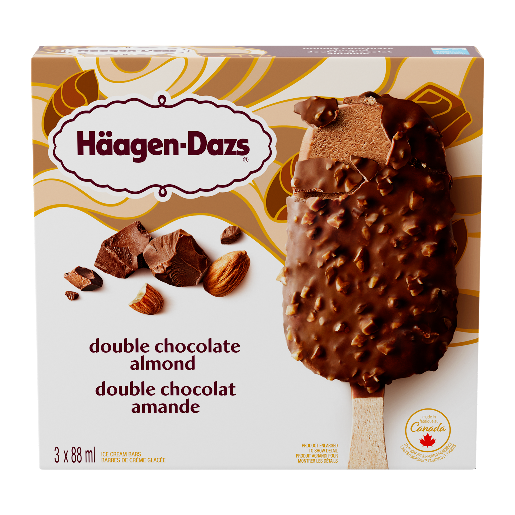 HAAGEN-DAZS Chocolate Alm 12(3x88ml