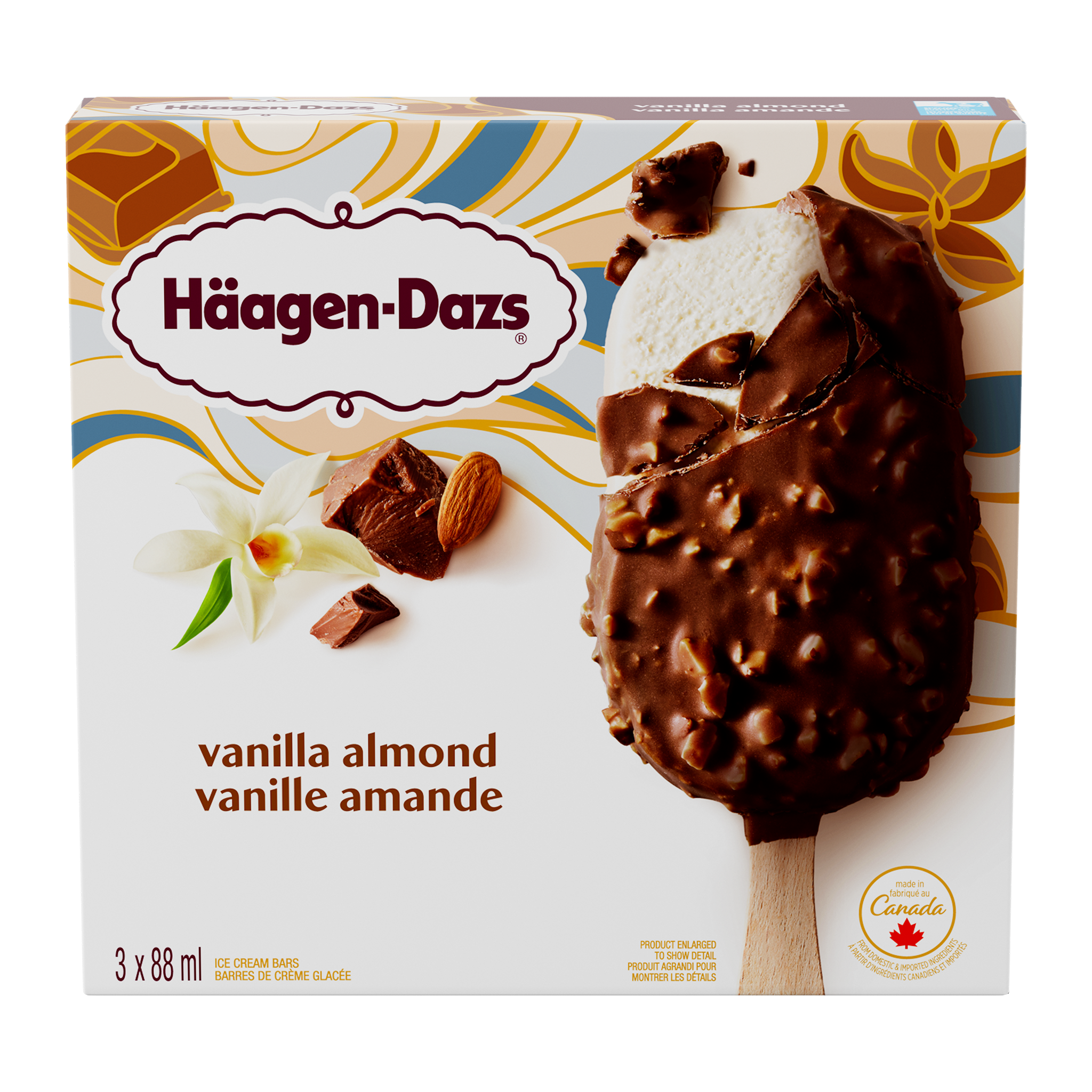 HAAGEN-DAZS Van Almond 12(3X88ml) CA