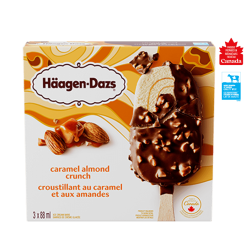 Caramel Almond Crunch Ice Cream Bar