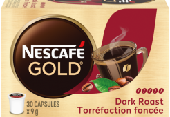 NESCAFÉ GOLD Dark Roast, Roast & Ground Coffee Capsules 30 x 9 g