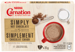  CARNATION Simply Hot Chocolate Carton 7 x 25 g