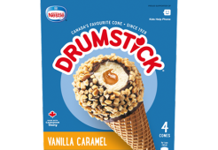 Drumstick vanilla caramel pack