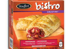 STOUFFER'S BISTRO Crustini Pepperoni, 256 grams.